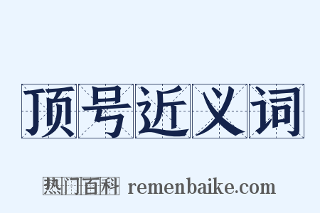 顶号近义词是什么意思的图片